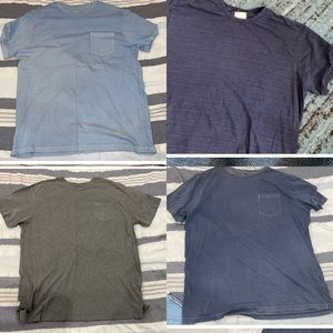 4 RVCA tshirts
